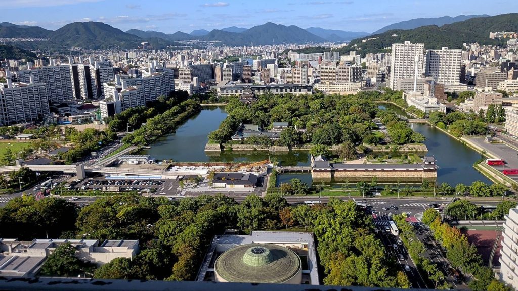 広島城見えるかな?
